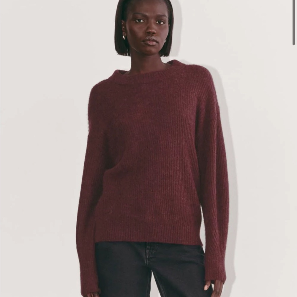 Everlane Cocoon Crewneck in Alpaca